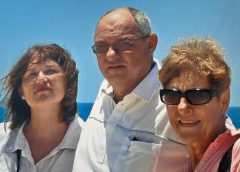 2006 besuchte Bürgermeisterin Ulrike Westkamp (links) Cilla und ihren Sohn Doron David in Israel. 