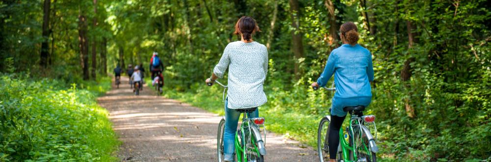 Radfahrer*innen in Wesel