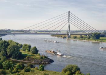 Niederrheinbrücke Wesel - Ohne Pfeiler