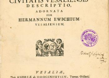Titelseite der Stadtgeschichte des Ewichius