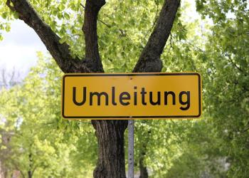Umleitungsschild