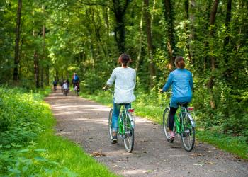 Radfahrer*innen in Wesel