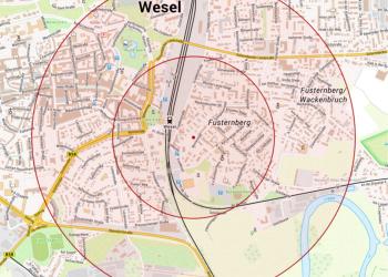 Radius Bombenfund Bleicherstege