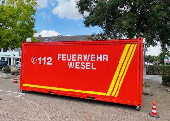  Container der Feuerwehr Wesel