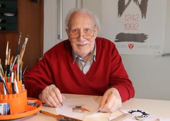 Walter Flinterhoff alias „Flint“, Grafiker und RP-Karikaturist (2011)