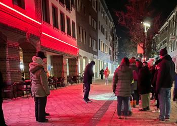 Flashlight-Tour in Wesel