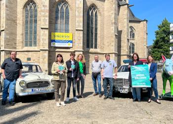Vorstellung des Programms Weselerleben auf dem Großen Markt vor dem Dom
