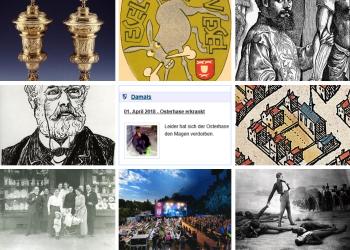 Collage alter Titelbilder 