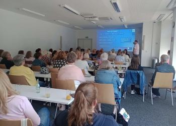 Die Veranstaltung im Saal der FOM Hochschule in Wesel war gut besucht.