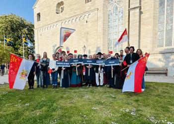 Die Rheinische Hanse fuhr vereint zum 45. internationalen Hansetag nach Visby. Mit dabei: Neuss, Dinslaken, Wesel, Kalkar/Grieth, Rees und Emmerich am Rhein.