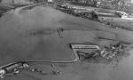 Rheinhochwasser 1970 (Flugplatz, Rheinbad)
