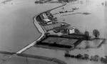 Rheinhochwasser 1970 (Wassersporthafen)