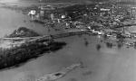 Rheinhochwasser 1970 (Lippebrücke)