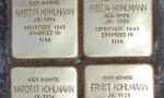Die ersten in Wesel verlegten Stolpersteine, Dezember 2009
