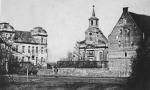 Schloss und Schlosskirche Diersfordt (um 1900)