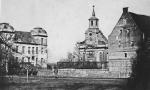 Schloss und Schlosskirche Diersfordt (um 1900)