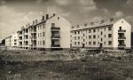 Die vier ersten Wohnblocks von der Stettiner Straße
