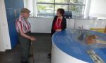 Ernest Kolman zu Besuch im Jüdischen Museum Westfalen in Dorsten