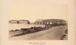 Errichtung der Strombrücke um 1872/1874 (TU Berlin, Architekturmuseum, Foto: Johann Heinrich Schönscheidt)