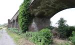 Die alte Eisenbahnbrücke Wesel (Juni 2012)