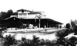 Der Weseler Bahnhof um 1904 (Ausschnitt aus einem Foto des Infanterie-Regiments 43