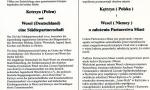 Die Partnerschaftsurkunde der Städte Kętrzyn und Wesel (August 2002)