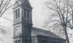 Außenansicht der evangelischen Kirche in Büderich (zwischen 1877 und1935)