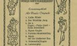 Erinnerungsblatt der Weseler Karnevalsgesellschaft an Weseler Originale (1937)