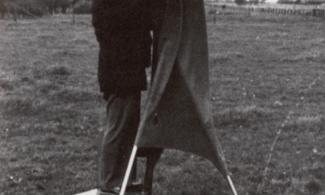 Hilde Löhr bei der Arbeit
