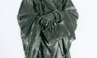 Konrad Heresbach, Skulptur vom Portal des Willibrordidomes, geschaffen von Carl Dorn (vor 1896)