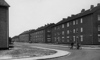 Das Hauptdurchgangslagers auf der Esplanade (Oktober 1958)