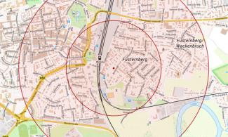 Radius Bombenfund Bleicherstege