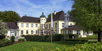 Lackhausen - Blick auf das Hotel Haus Duden Wesel - Hotel Haus Duden in Lackhausen
