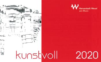 Deckblatt Flyer 2020 - Gestaltung & Layout: Claudia Holsteg-Küpper Titel Flyer Kunstvoll 2020