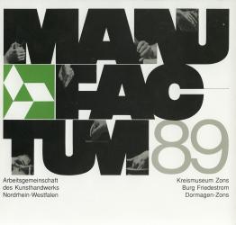 Titelblatt des Kataloges Manufactum '89
