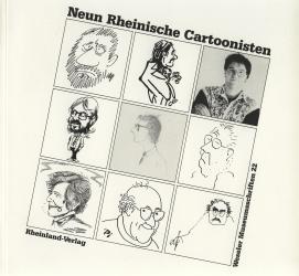 Titelblatt des Kataloges Neun Rheinische Cartoonisten
