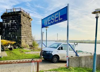 Wesel Steiger für Kreuzfahrtschiffe