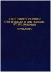 Cover "Kirchenrechnungen Willibrordi 1520-1535"