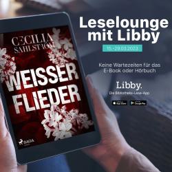 Das Foto zeigt ein Plakat mit einem E-Book-Reader.