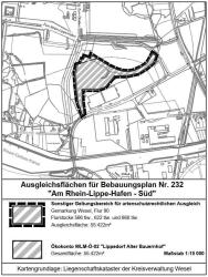 Kartendarstellung des sonstigen Geltungsbereichs für artenschutzrechtlichen Ausgleich auf dem Ökokonto WLM-Ö-02 Lippedorf Alter Bauernhof