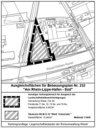 Kartendarstellung des sonstigen Geltungsbereichs für Ausgleich der Landschaftsbildbeeinträchtigungen im Ökokonto WLM-Ö-10 Wald Holzstraße