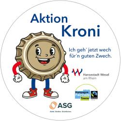Aufkleber Grafik Kronkorken