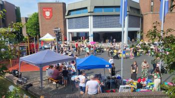 Kindertrödelmarkt im Rathausinnenhof